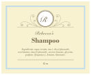 Tranquil Personalized Big Square Bath Body Label